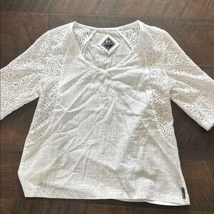 Blanc du Nil Cotton top shirt white M
